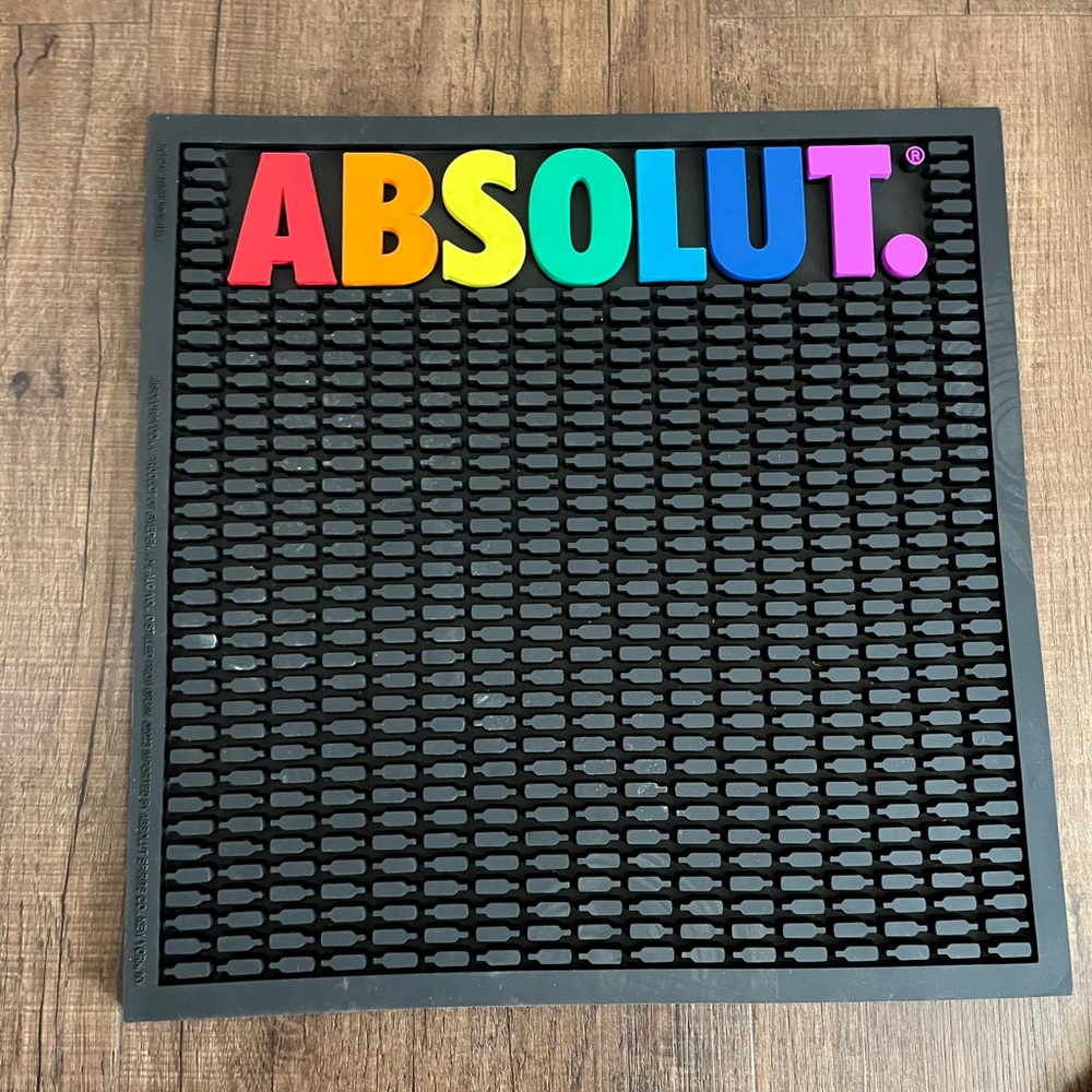 ABSOLUT Rainbow Bar Mat